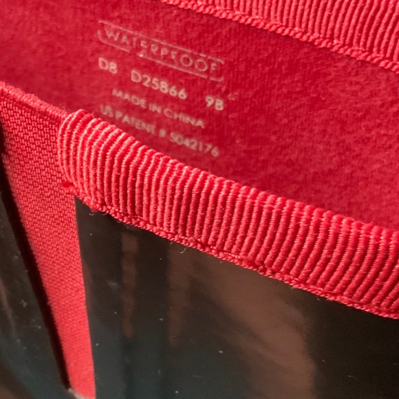 Cole Haan Black patent leather Rain Boots Nike footbed - Size 9 - Picture 4 of 16